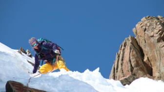 Klettern zum Gipfel Skihochtourenkurs Skitouren